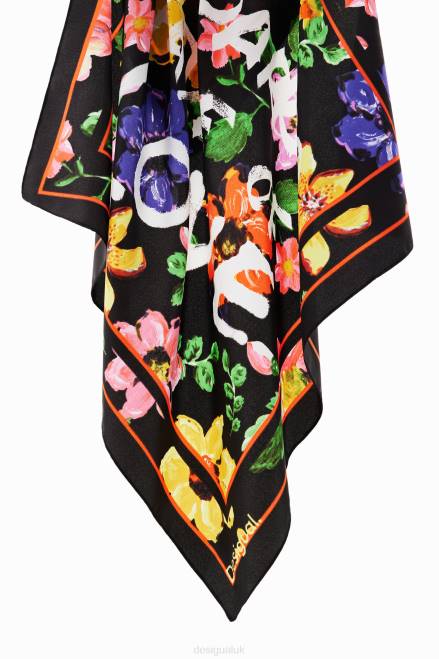 Floral square scarf Desigual Women 2ZPR1420 Accessory