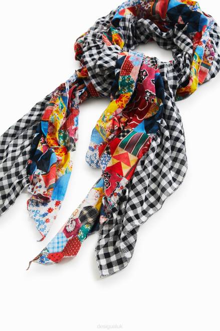 Johnson Hartig patchwork ruffle pareo Desigual Women 2ZPR1410 Accessory