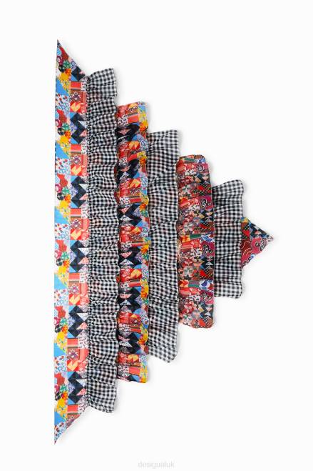 Johnson Hartig patchwork ruffle pareo Desigual Women 2ZPR1410 Accessory