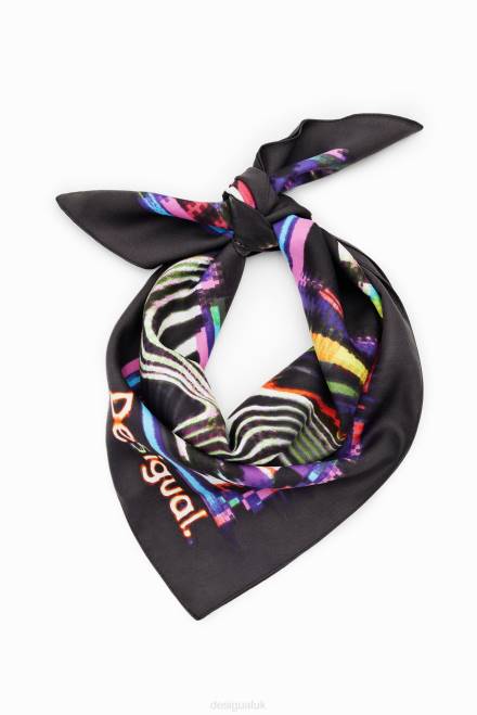 Mickey Mouse square scarf Desigual Women 2ZPR1407 Accessory