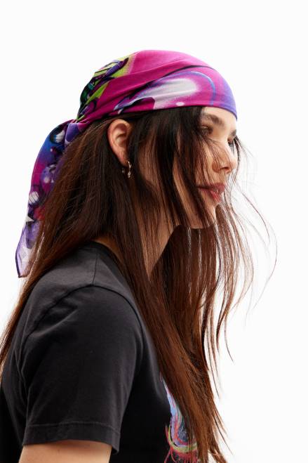 Mickey Mouse square scarf Desigual Women 2ZPR1408 Accessory