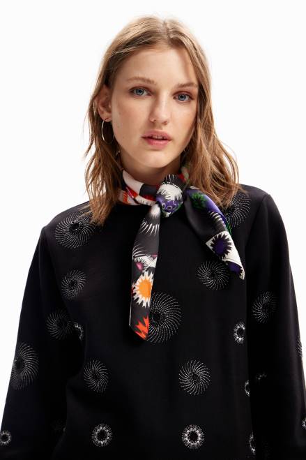 Patchwork square scarf Desigual Women 2ZPR1441 Accessory