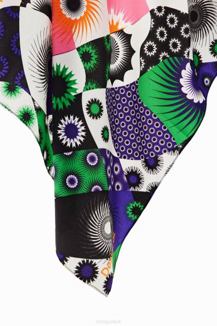 Patchwork square scarf Desigual Women 2ZPR1441 Accessory