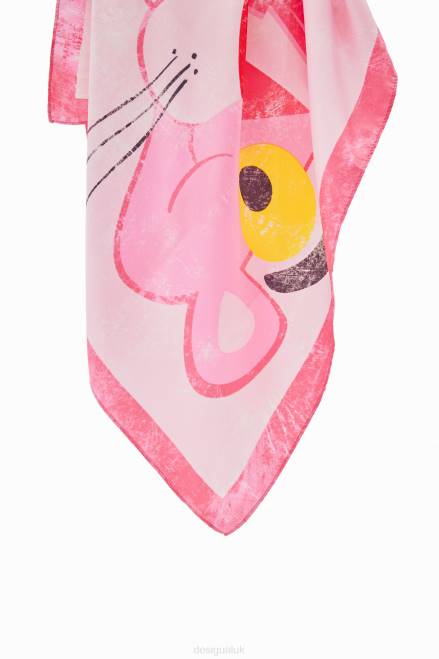 Pink Panther square scarf Desigual Women 2ZPR494 Accessory