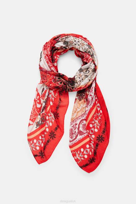 Rectangular Indonesian foulard Desigual Women 2ZPR1149 Accessory