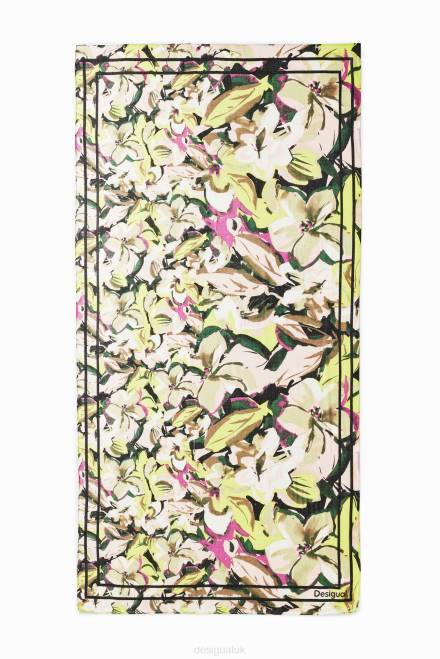 Rectangular floral foulard Desigual Women 2ZPR1411 Accessory
