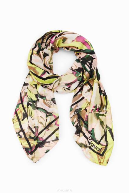 Rectangular floral foulard Desigual Women 2ZPR1411 Accessory