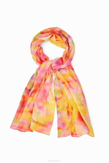 Rectangular foulard with out-of-focus print Desigual Women 2ZPR574 Accessory