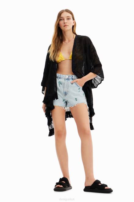 Short embroidered kaftan Desigual Women 2ZPR421 Accessory