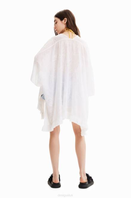 Short embroidered kaftan Desigual Women 2ZPR452 Accessory