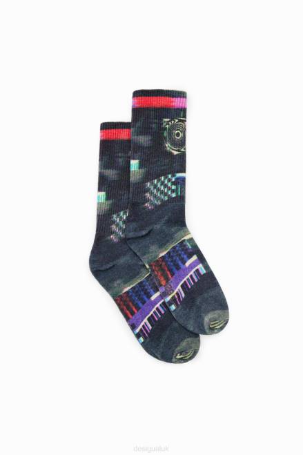 Glitch socks Desigual Women 2ZPR205 Accessory
