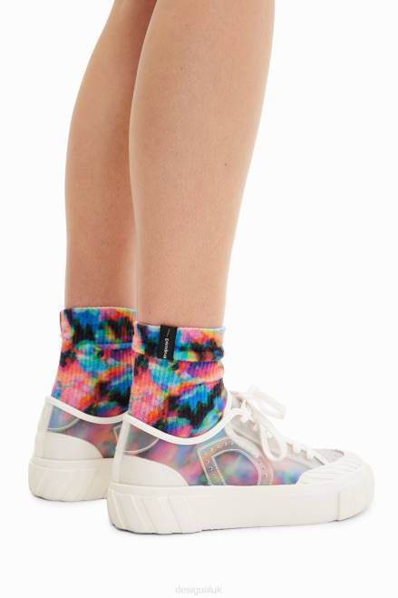 Short floral socks Desigual Women 2ZPR724 Accessory