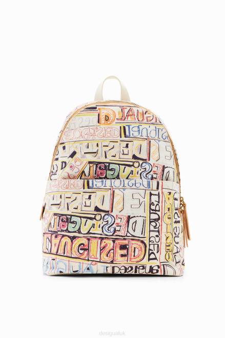 Midsize arty logo backpack Desigual Women 2ZPR572 Accessory