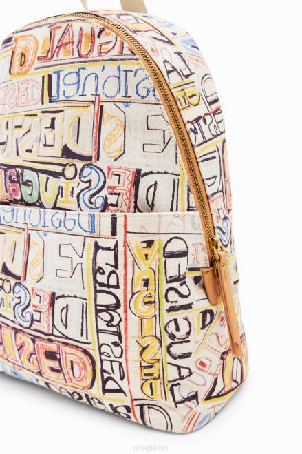 Midsize arty logo backpack Desigual Women 2ZPR572 Accessory