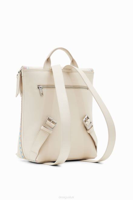 Midsize embroidered-flap backpack Desigual Women 2ZPR1357 Accessory