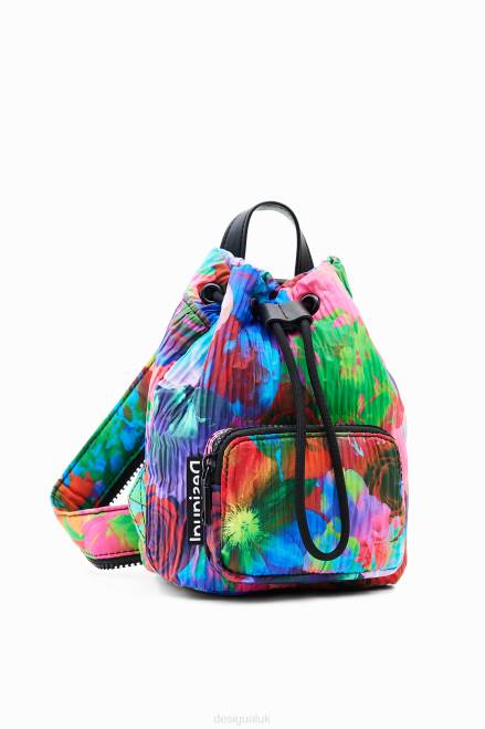 Mini multi-position floral backpack Desigual Women 2ZPR646 Accessory