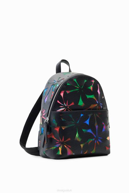 Small backpack with die-cut flowers Desigual Women 2ZPR1209 Accessory