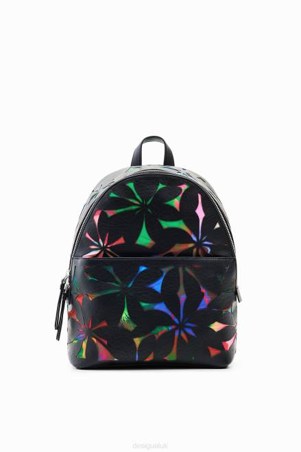 Small backpack with die-cut flowers Desigual Women 2ZPR1209 Accessory