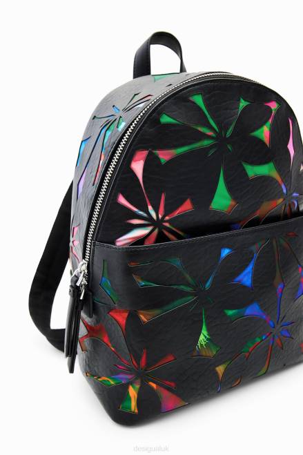 Small backpack with die-cut flowers Desigual Women 2ZPR1209 Accessory