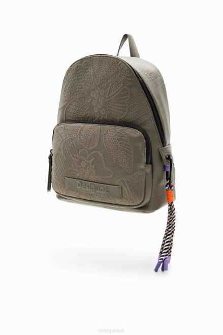 Small floral embroidery backpack Desigual Women 2ZPR1220 Accessory