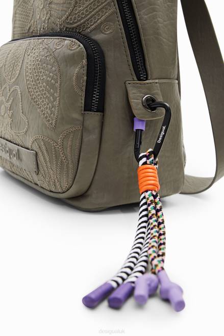 Small floral embroidery backpack Desigual Women 2ZPR1220 Accessory