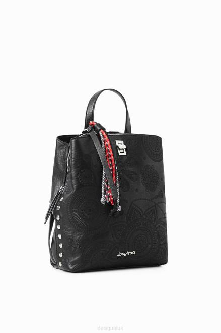 Small leather effect backpack Desigual Women 2ZPR1461 Accessory