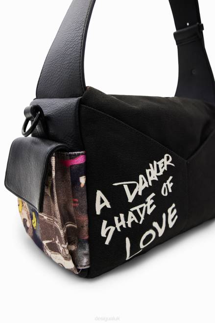 Large canvas newspaper bag Desigual Women 2ZPR1182 Accessory