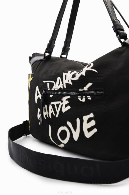 Large canvas newspaper bag Desigual Women 2ZPR1254 Accessory