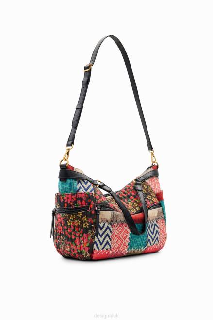 Large canvas patchwork bag Desigual Women 2ZPR1314 Accessory
