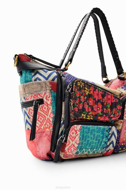 Large canvas patchwork bag Desigual Women 2ZPR1314 Accessory