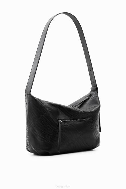 Large leather logo bag Desigual Women 2ZPR764 Accessory