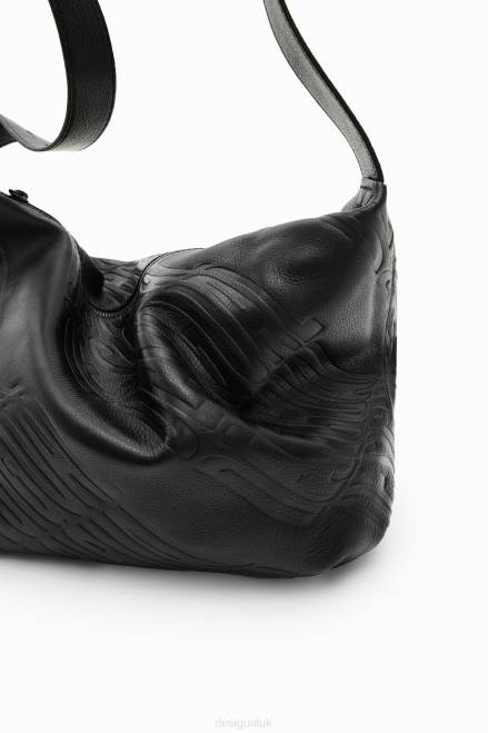 Large leather logo bag Desigual Women 2ZPR764 Accessory