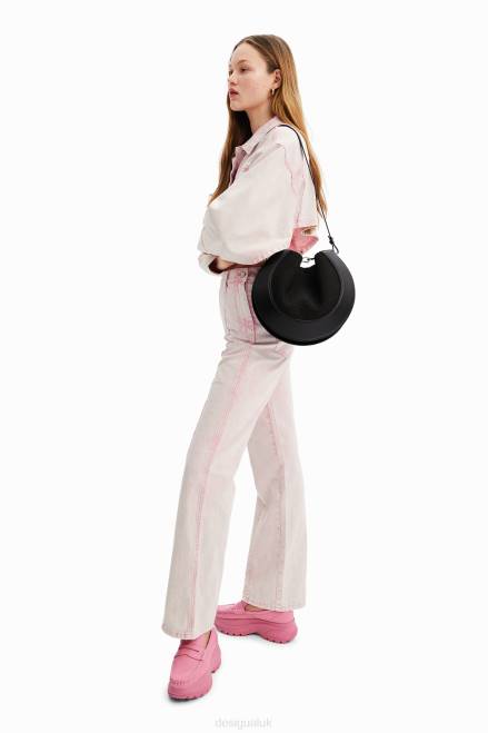 Maitrepierre round leather bag Desigual Women 2ZPR772 Accessory