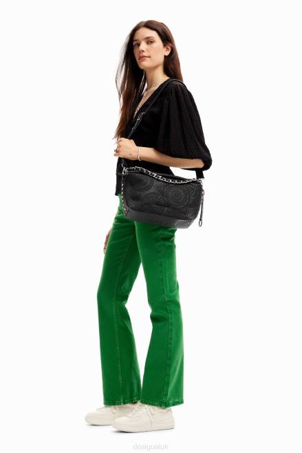 Midsize embroidered bag Desigual Women 2ZPR1186 Accessory