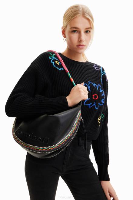 Midsize embroidered bag Desigual Women 2ZPR1200 Accessory
