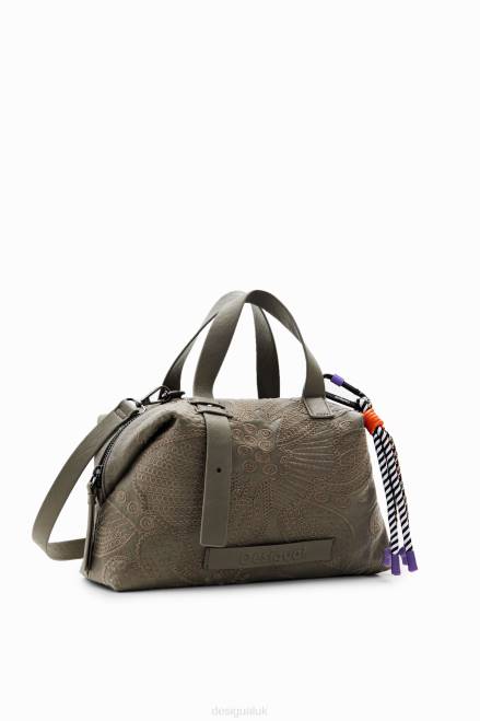 Midsize floral embroidery bag Desigual Women 2ZPR1260 Accessory