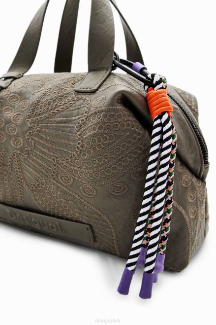 Midsize floral embroidery bag Desigual Women 2ZPR1260 Accessory