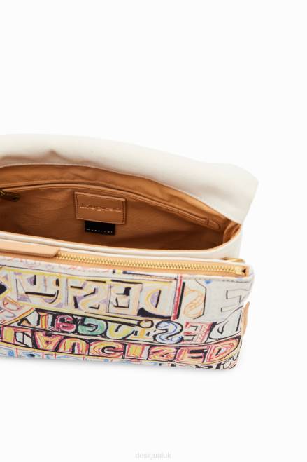 Midsize lettering messenger bag Desigual Women 2ZPR361 Accessory