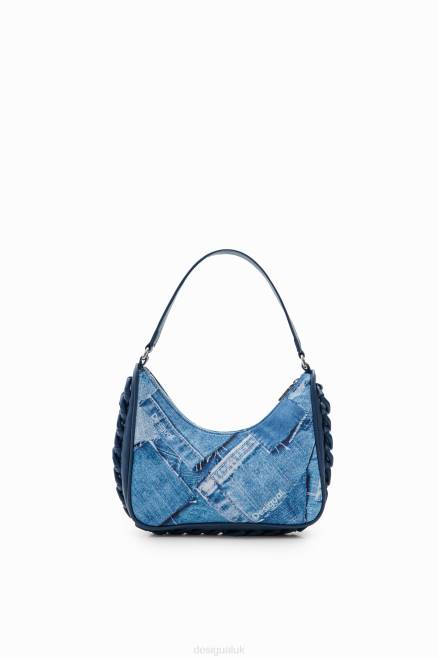 Small denim patchwork bag Desigual Women 2ZPR218 Accessory