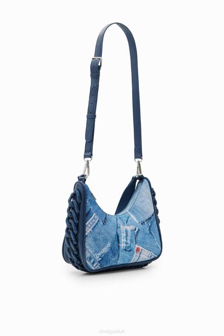 Small denim patchwork bag Desigual Women 2ZPR218 Accessory