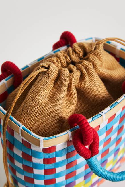 Stella Jean mini basket bag Desigual Women 2ZPR1353 Accessory