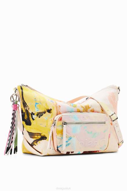 Large painting crossbody bag Desigual Women 2ZPR788 Accessory