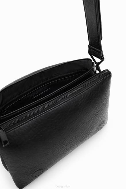 Midsize crossbody bag with embroidered flowers Desigual Women 2ZPR1296 Accessory