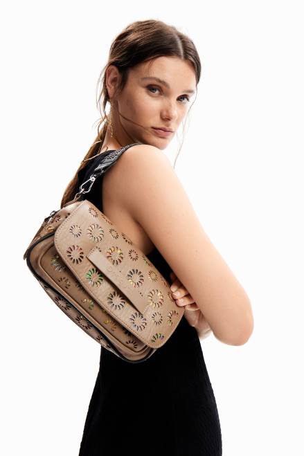 Midsize die-cut crossbody bag Desigual Women 2ZPR1256 Accessory