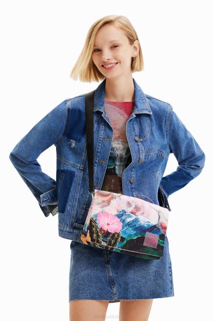 Midsize fantasy crossbody bag Desigual Women 2ZPR444 Accessory