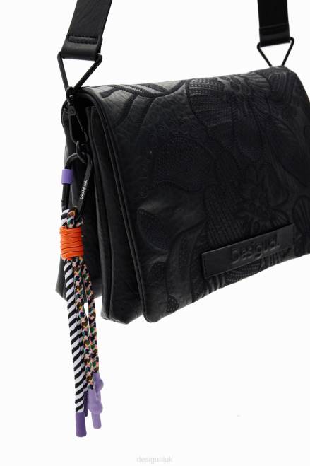 Midsize floral embroidery crossbody bag Desigual Women 2ZPR1304 Accessory