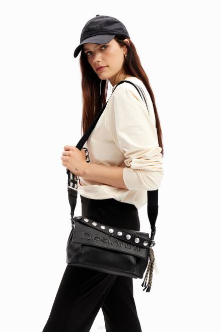 Midsize half-logo crossbody bag Desigual Women 2ZPR1193 Accessory