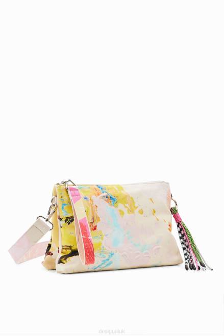 Midsize painting crossbody bag Desigual Women 2ZPR643 Accessory