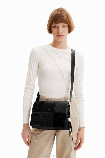 Midsize patchwork crossbody bag Desigual Women 2ZPR1185 Accessory