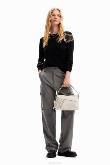 Midsize patchwork crossbody bag Desigual Women 2ZPR1289 Accessory